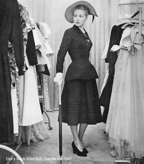 christian dior designs 1950s|christian dior new look collection 1947.